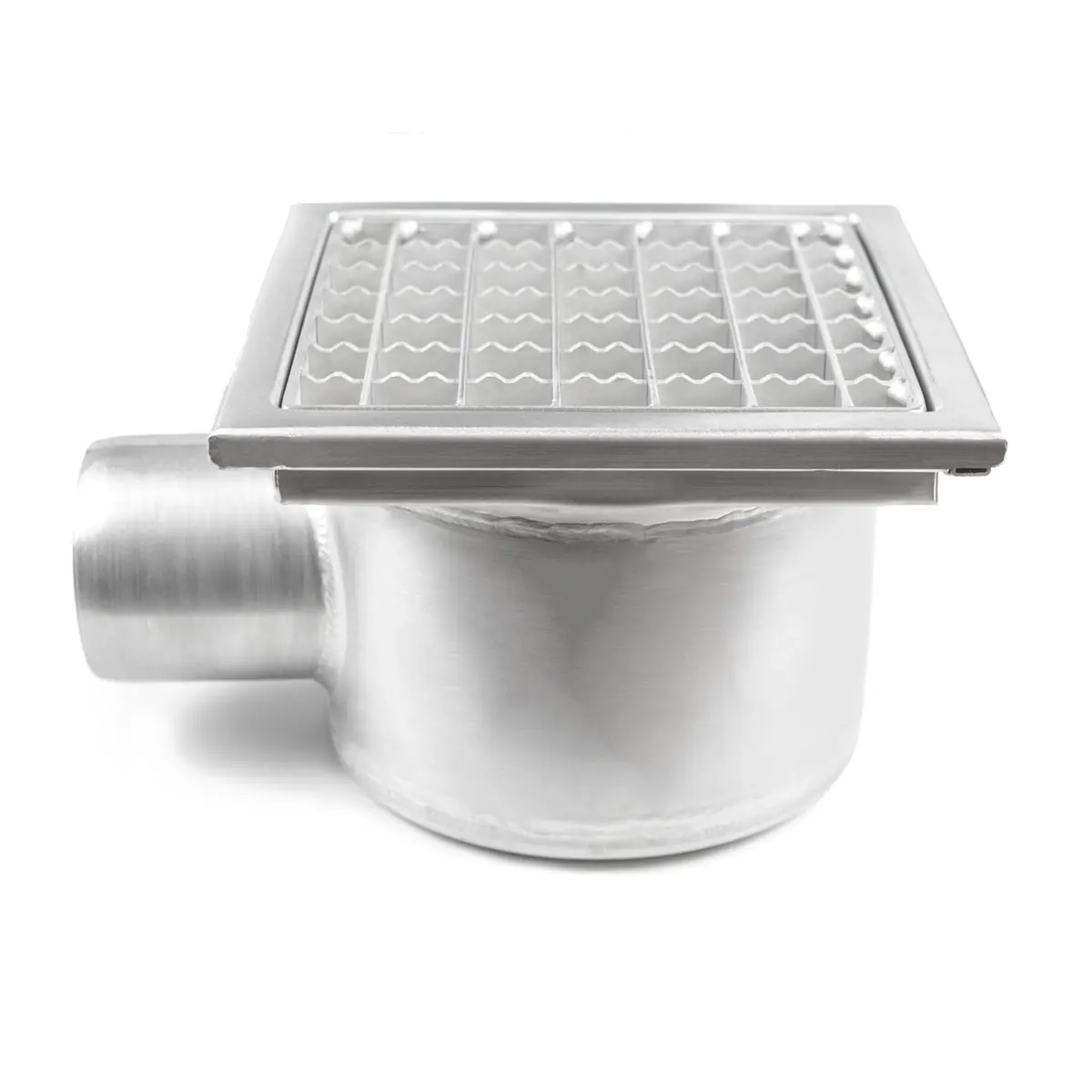 Gulvafløb BK_KRD 250x250mm med skridsikkert dæksel