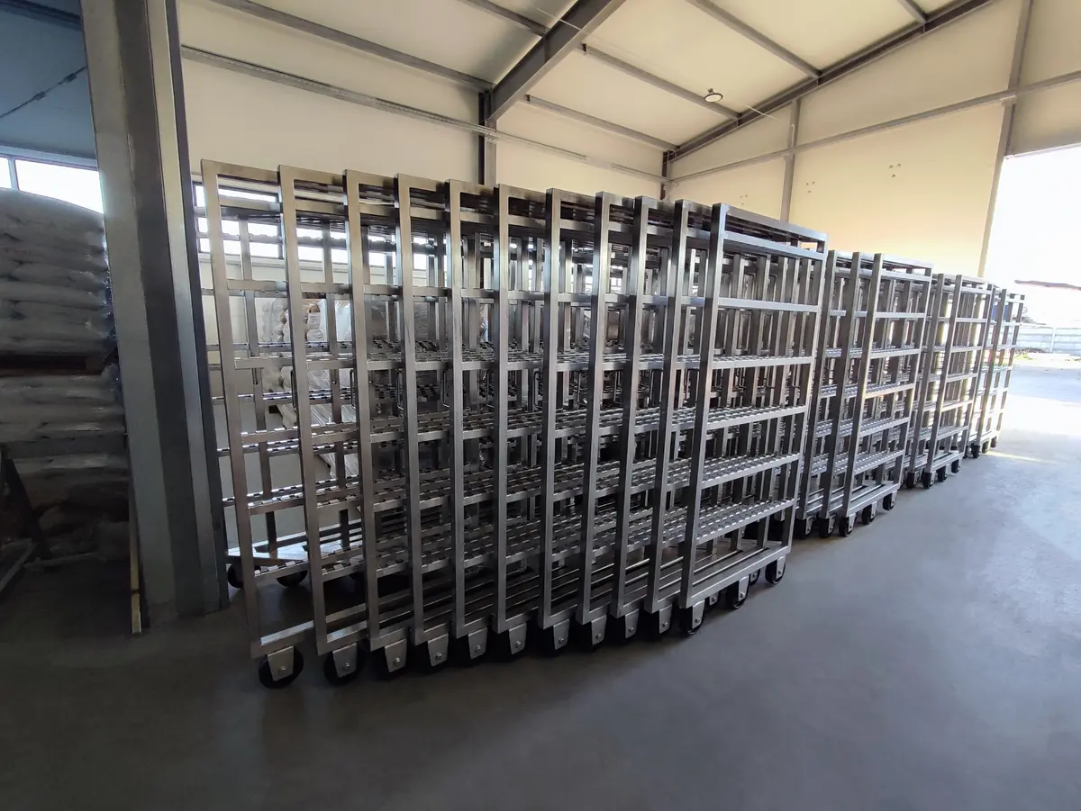 Røgevogne af rustfrit stål