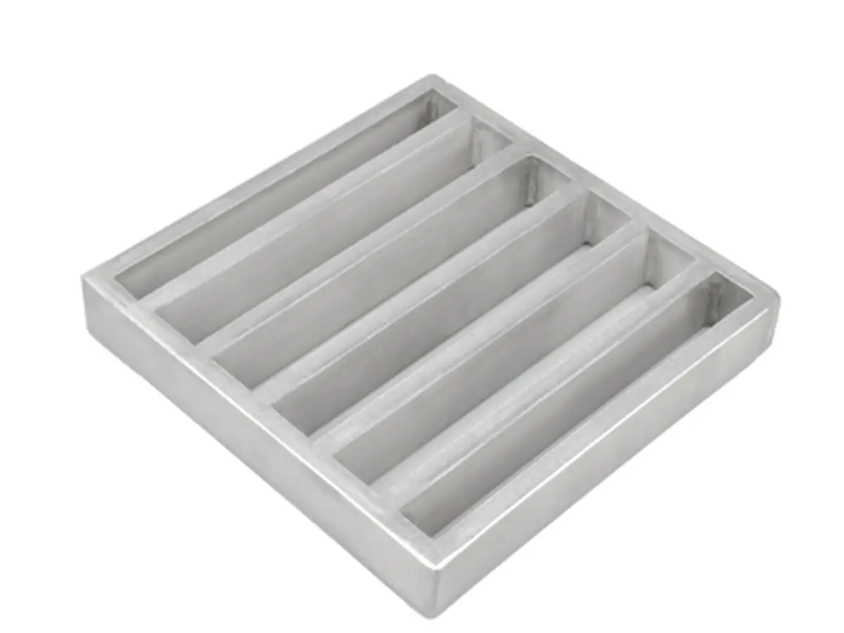 Stigedæksel 25x8mm firkantet
