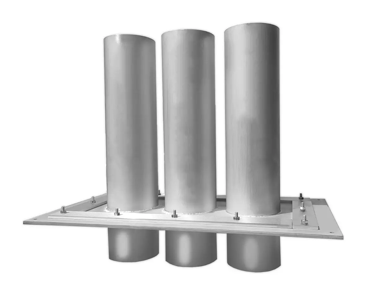 Loftgennemføring 3x DN160
